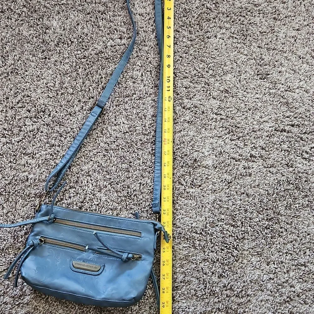 Stone Mountain Crossbody Bag with Textured Design